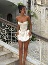 CATHIA MINI DRESS IVORY Mini Dress 