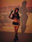 CAVEWOMAN TOP SET BROWN Crop Top 