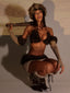 CAVEWOMAN TOP SET BROWN Crop Top 