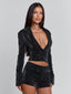 CELENE JACKET BLACK SPARKLE Jacket 