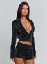 CELENE JACKET BLACK SPARKLE Jacket 