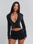 CELENE JACKET BLACK SPARKLE Jacket 