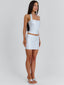 CELIA LONGLINE TOP SILVER Top 