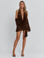 CELINA MINI DRESS CHOCOLATE Mini Dress 