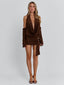 CELINA MINI DRESS CHOCOLATE Mini Dress 