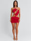CELINE MINI DRESS RED Mini Dress 