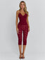 CENDRE PLAYSUIT BURGUNDY Playsuit 