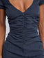 CERESIA MINI DRESS CHARCOAL PINSTRIPE Mini Dress 