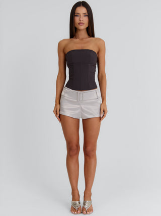 CHAYA CORSET TOP BROWN Corset 