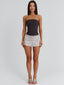 CHAYA CORSET TOP BROWN Corset 