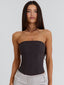 CHAYA CORSET TOP BROWN Corset 