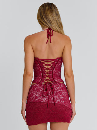 CIRELLE TOP RED Corset 