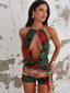 CLARAI PLAYSUIT RUBY HIBISCUS Playsuit 