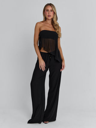 CLOVELLY PANTS BLACK Pants 