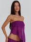CLOVELLY TOP PLUM Top 