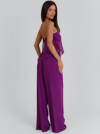 CLOVELLY PANT PLUM Pants 