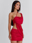 COLLINA TOP RED Crop Top 