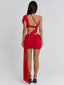 COLLINA TOP RED Crop Top 