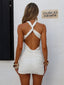 CONCETTA MINI DRESS WHITE Mini Dress 