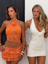 CONCETTA MINI DRESS WHITE Mini Dress 