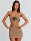 COPENHAGEN MINI DRESS TAUPE Mini Dress 