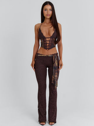 CRESSIDA PANT CHOCOLATE Pants 