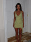 THEODORA MINI DRESS MATCHA Mini Dress 