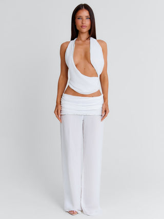 DANNA TOP WHITE Crop Top 