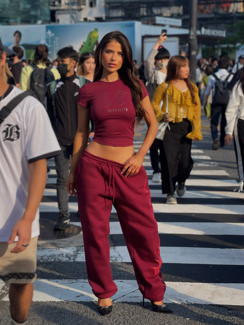 KARINA SWEATPANTS CHERRY Pants 