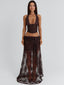 DEBBIE TOP CHOCOLATE Crop Top 