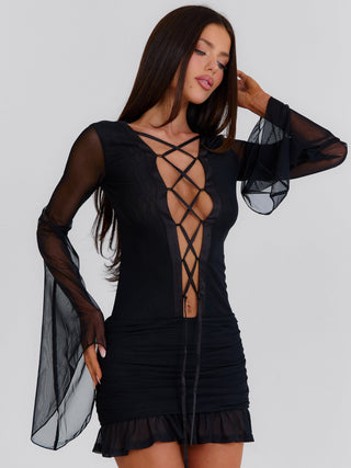 DEBORAH MINI DRESS BLACK Mini Dress 