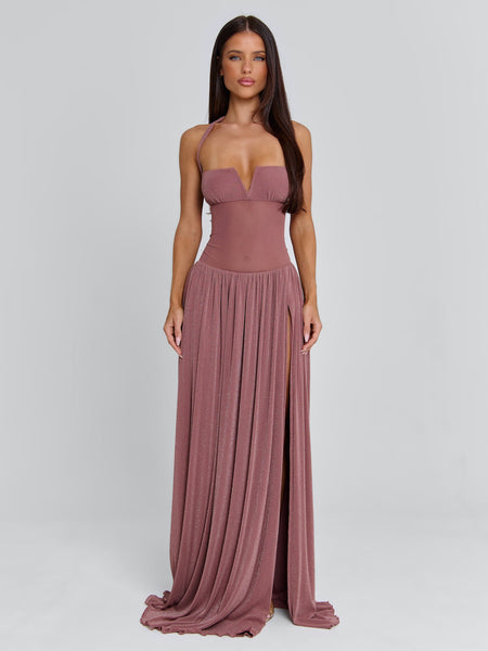 Women's Purple Dee Maxi Dress Mauve in Size Small by Outcast