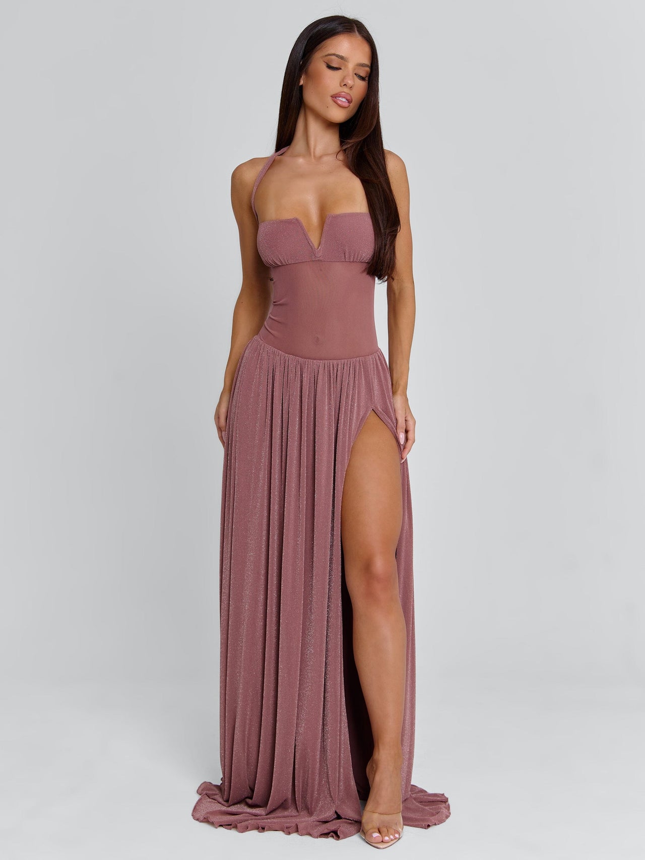 Women's Purple Dee Maxi Dress Mauve in Size Small by Outcast