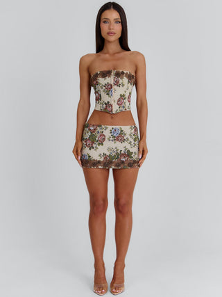 DEIRDRE CORSET TOP BEIGE Corset 
