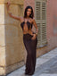 DELLA MAXI DRESS CHOCOLATE BROWN Maxi Dress 