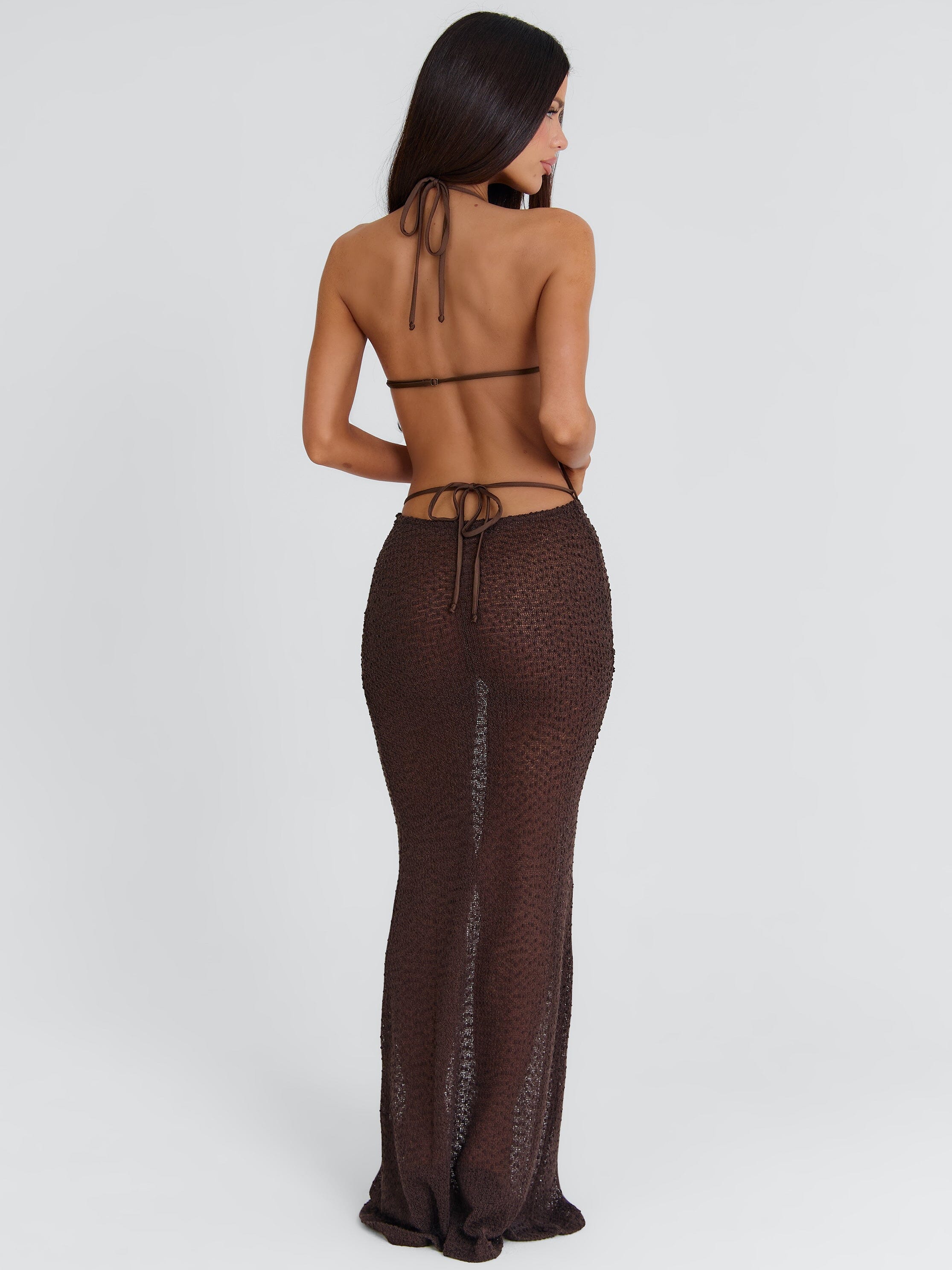 Della Maxi Dress Chocolate Brown | Outcast US – Outcast USA