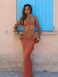 DENVER MAXI SKIRT ORANGE SHIMMER Maxi Skirt 
