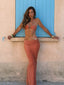 DENVER MAXI SKIRT ORANGE SHIMMER Maxi Skirt 