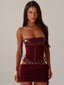 DESIREE MINI DRESS BURGUNDY Mini Dress 