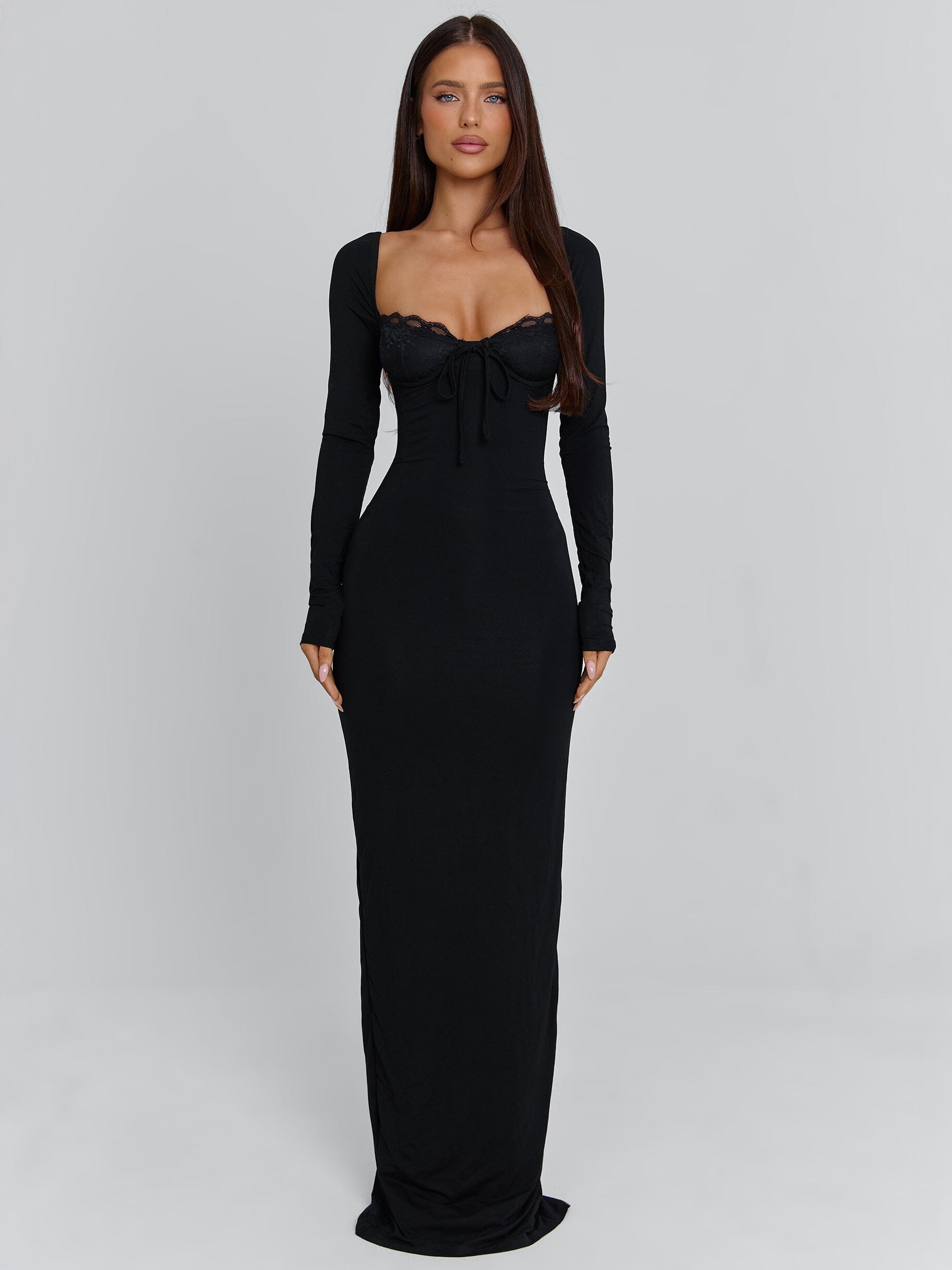Dionne Long Sleeve Maxi Dress Black | Outcast US Outcast USA Dionne Long Sleeve Maxi Dress Black | Outcast US Outcast USA