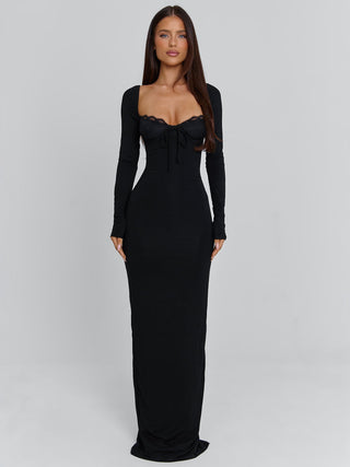 Dionne Long Sleeve Maxi Dress Black | Outcast US Outcast USA Dionne Long Sleeve Maxi Dress Black | Outcast US Outcast USA