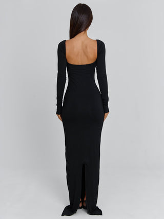 Dionne Long Sleeve Maxi Dress Black | Outcast US Outcast USA Dionne Long Sleeve Maxi Dress Black | Outcast US Outcast USA