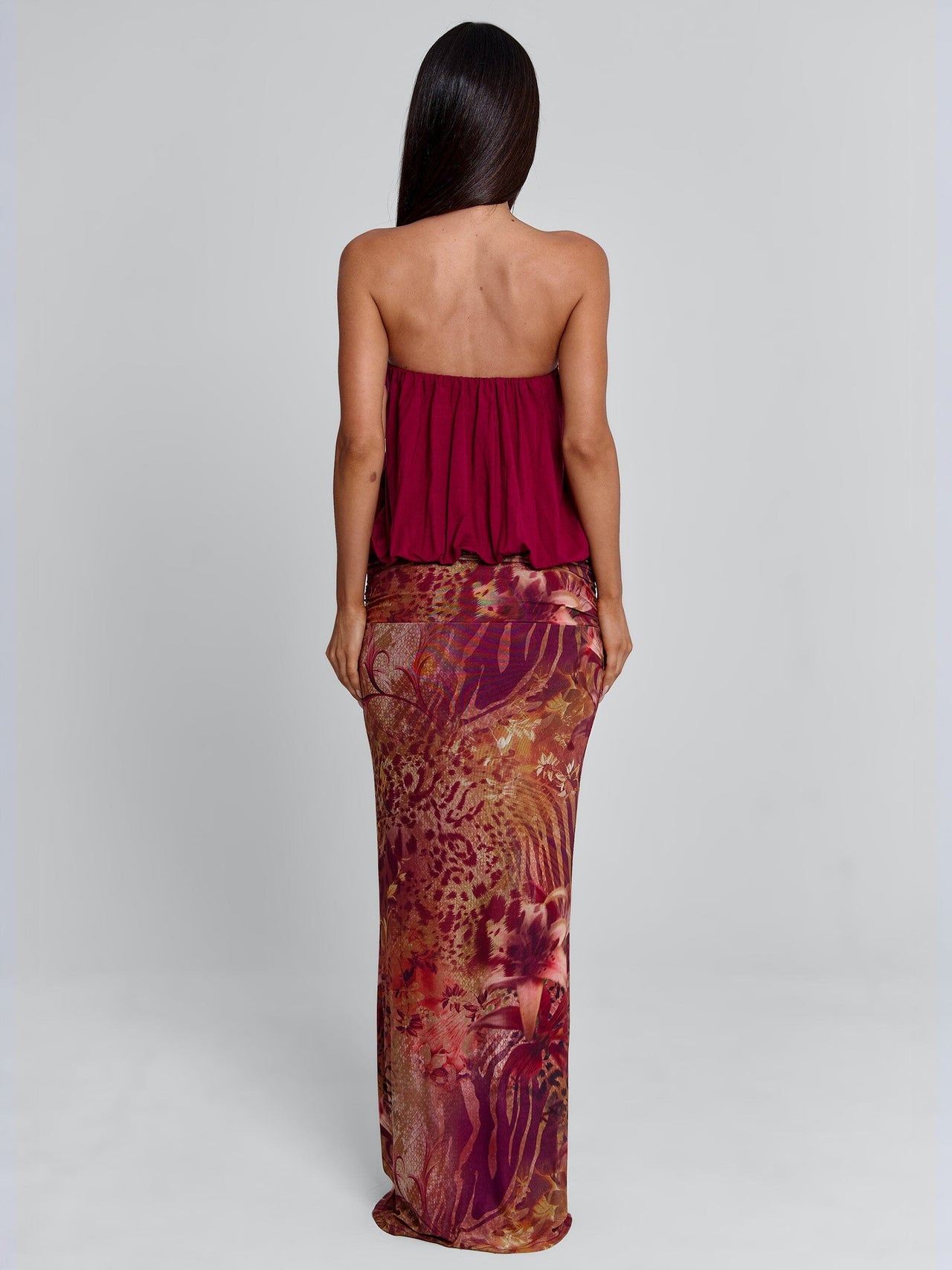 chinese dress ladies CELINE MAXI DRESS – Mulaner main image 1