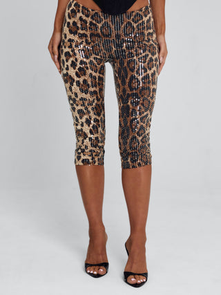 EIRA CAPRI PANT LEOPARD SEQUIN Pants 