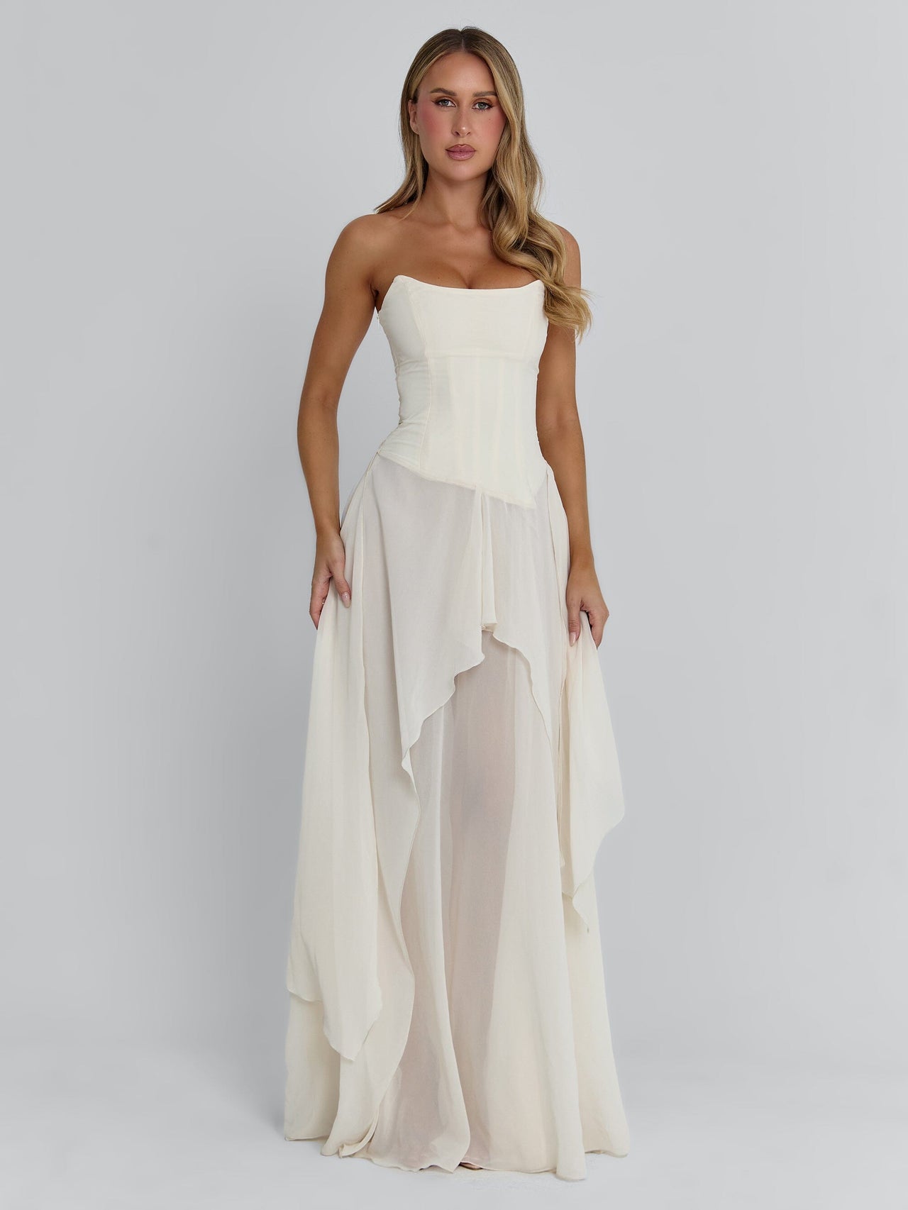 Eisley Maxi Dress Ivory | Outcast US  Outcast USA