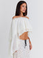 MIRIAMA TOP CREAM Crop Top 
