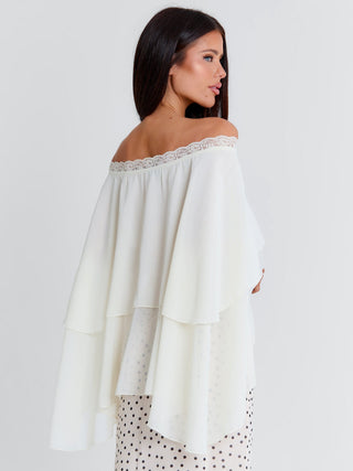 MIRIAMA TOP CREAM Crop Top 