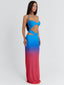 ELLEE MAXI DRESS BLUE OMBRE Maxi Dress 