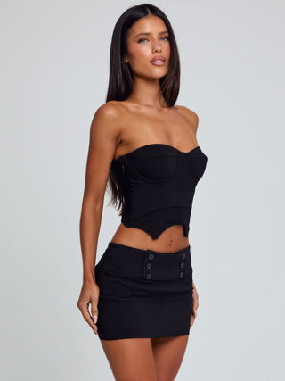 ELLIS MINI SKIRT BLACK Mini Skirt 