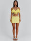 EMARI MINI SKIRT YELLOW Mini Skirt 